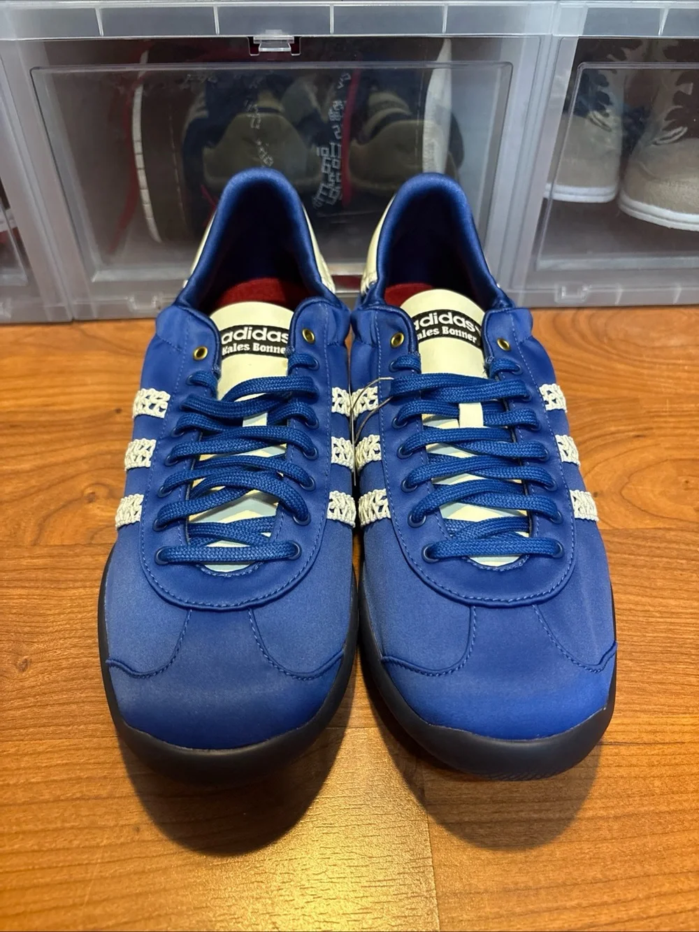 Wales Bonner X adidas Karintha Royal Blue JR1774 Casual Sneakers Men’s Sz 13 NEW